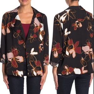 New 14th & Union Desert Floral Open Front Jacket M